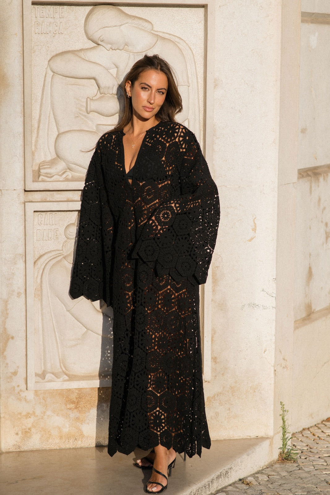 Alma | Long Lace Dress