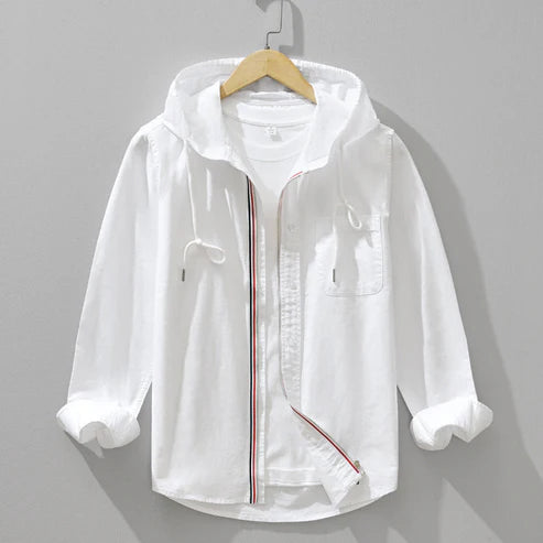 CASA LINEN HOODIE